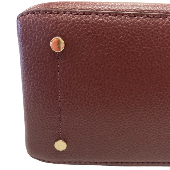 NWT Kate Spade Eva Small Top Zip Satchel in Cherrywood Red - Picture 10 of 14